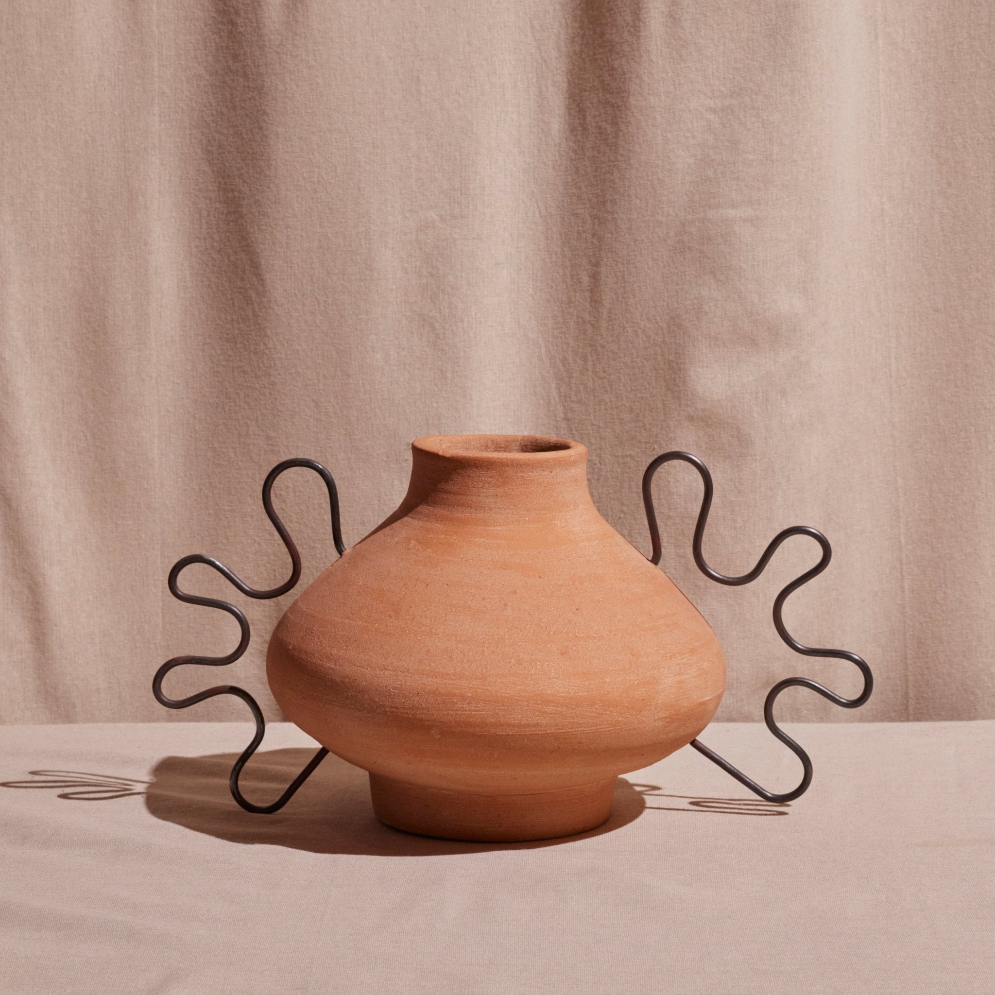 Ines Terracota Vessel by Diego Olivero Studio MESO