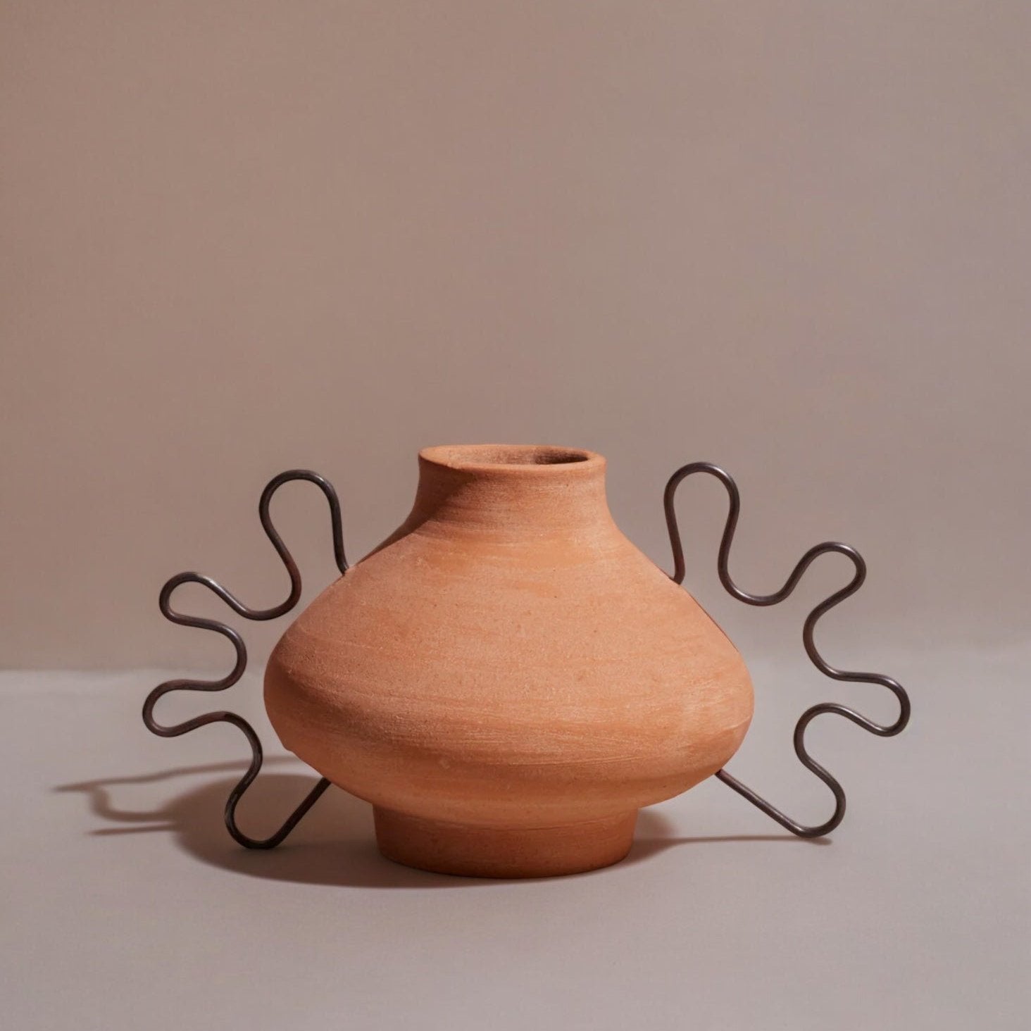 Ines Terracota Vessel by Diego Olivero Studio MESO