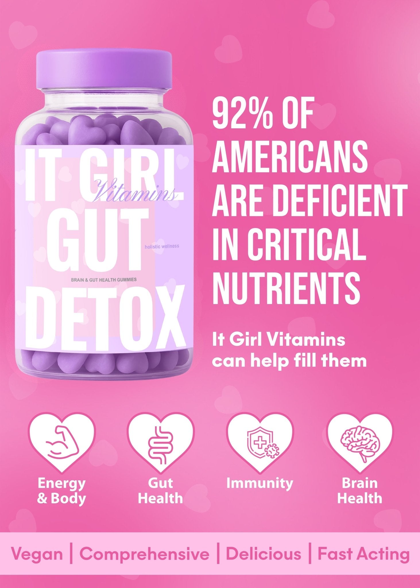 It Girl Gut Glow Up - Inside, Out. It Girl Vitamins