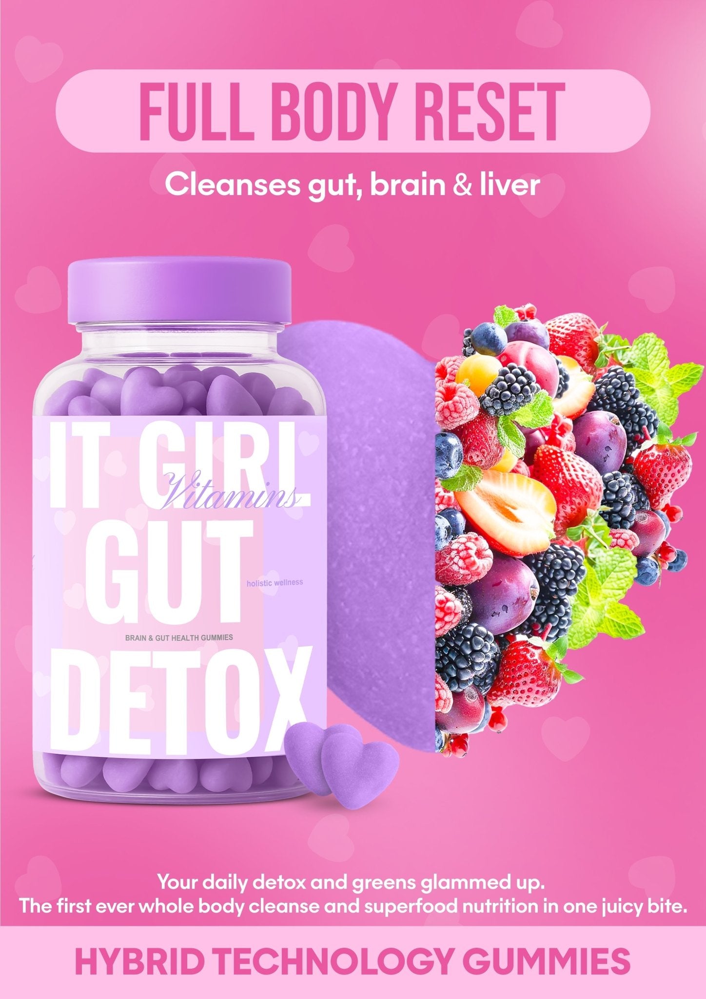 It Girl Gut Glow Up - Inside, Out. It Girl Vitamins