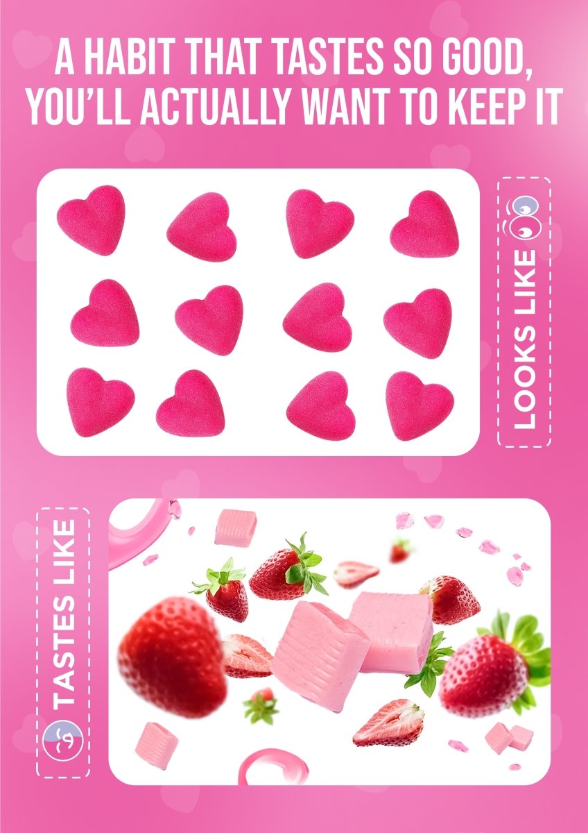 It Girl Snack - Superfoods Greens Gummies in Pink Starburst Flavor It Girl Vitamins