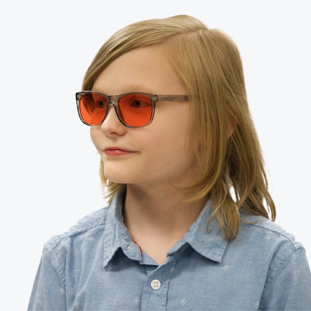 Kids NightFall Blue Blocking Glasses - Grey BlockBlueLight