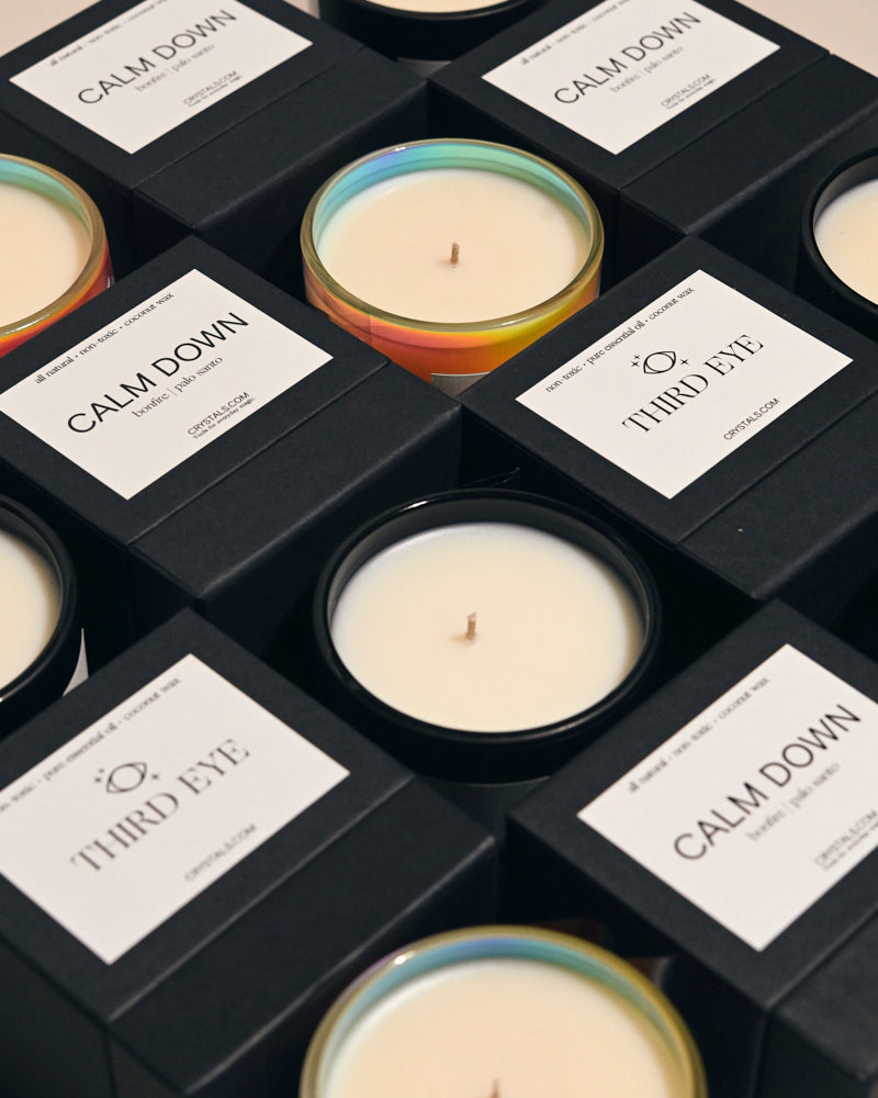 THIRD EYE Candle CRYSTALS.COM