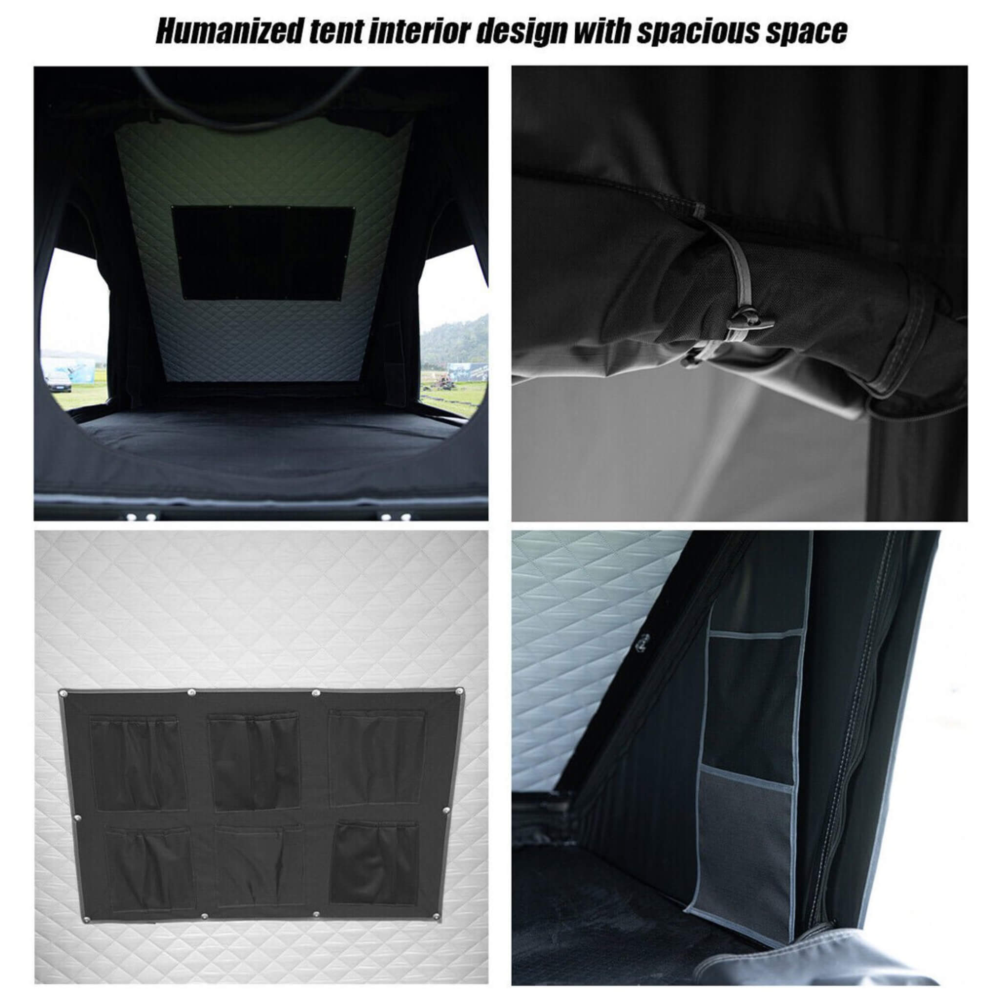 Large 2 - 3 Person Outdoor Waterproof Car SUV Rooftop Camping Hiking Tent, 83" (SAK51867) SAKSBY WHOLESALE