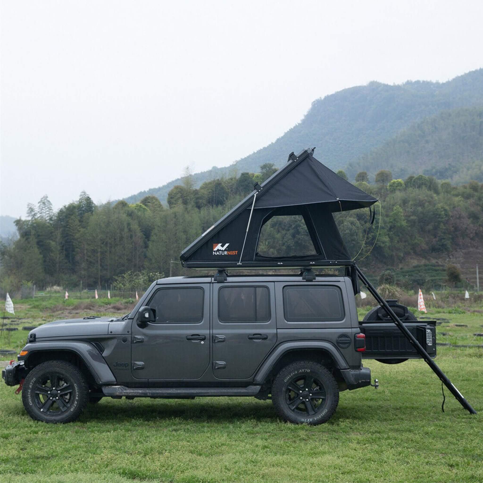 Large 2 - 3 Person Outdoor Waterproof Car SUV Rooftop Camping Hiking Tent, 83" (SAK51867) SAKSBY WHOLESALE