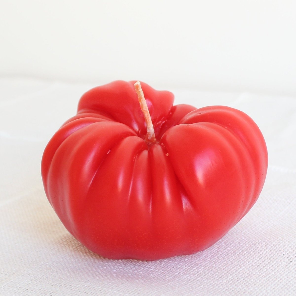 Large Red Heirloom Tomato Beeswax Candle Happy Organics