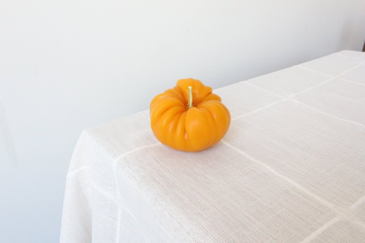 Large Yellow Heirloom Tomato Beeswax Candle Happy Organics