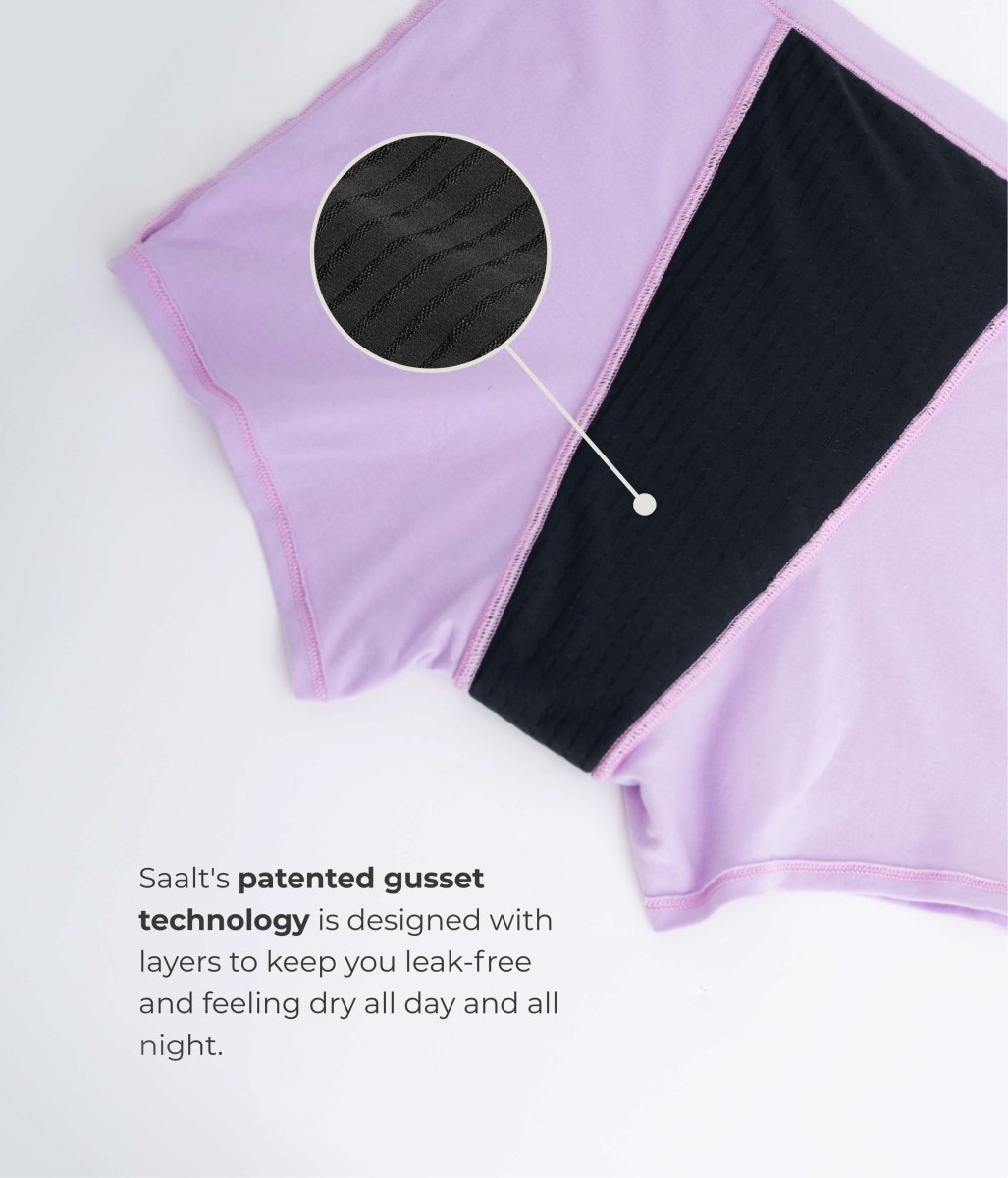 Leakproof Cotton Sleep Short Saalt