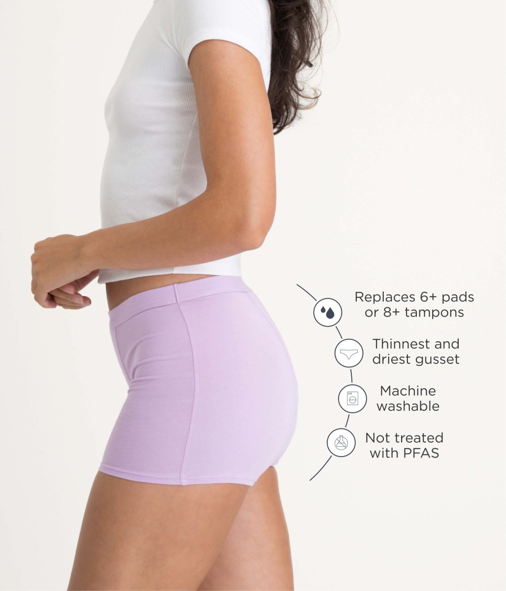 Leakproof Cotton Sleep Short Saalt