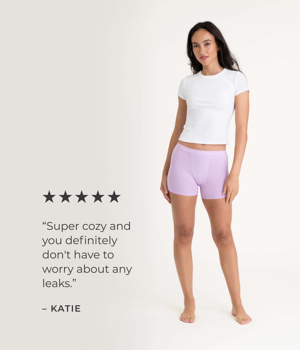 Leakproof Cotton Sleep Short Saalt