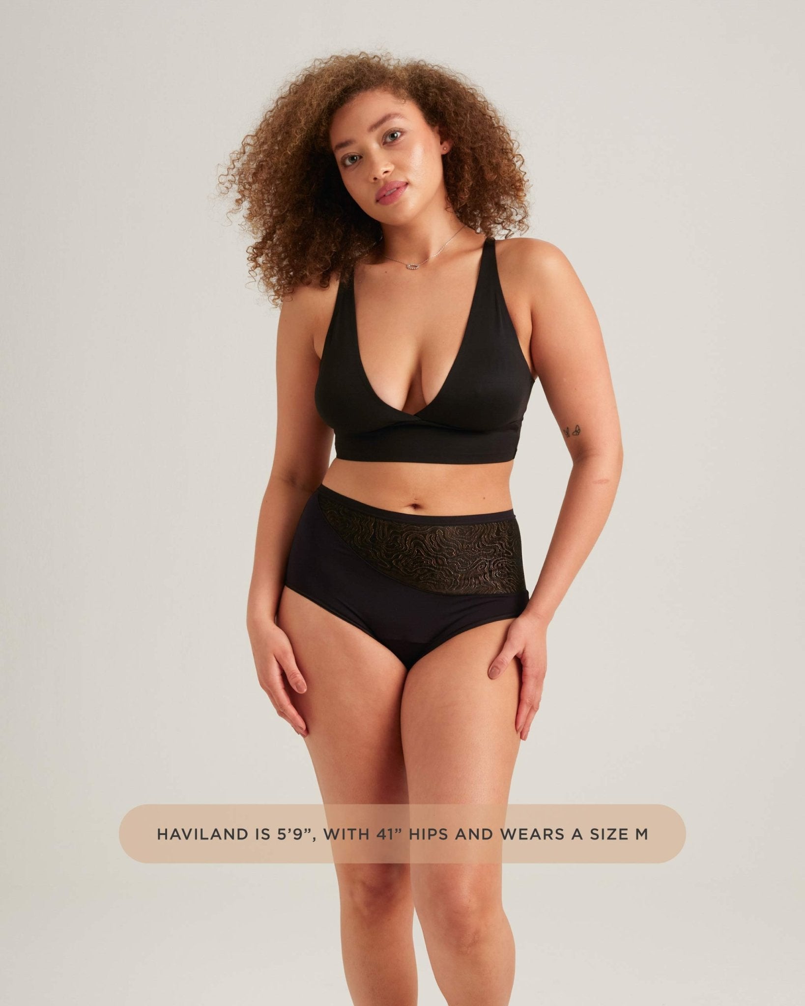 Leakproof Lace High Waist Saalt