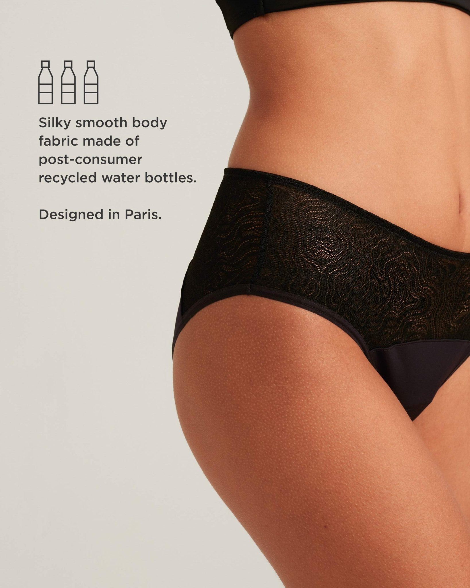 Leakproof Lace Hipster Saalt