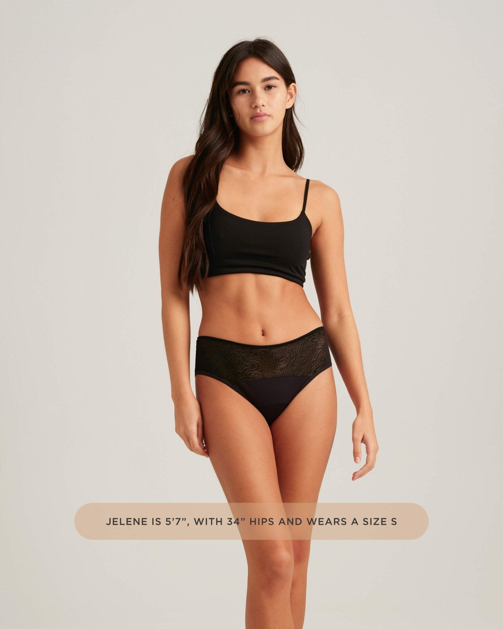 Leakproof Lace Hipster Saalt