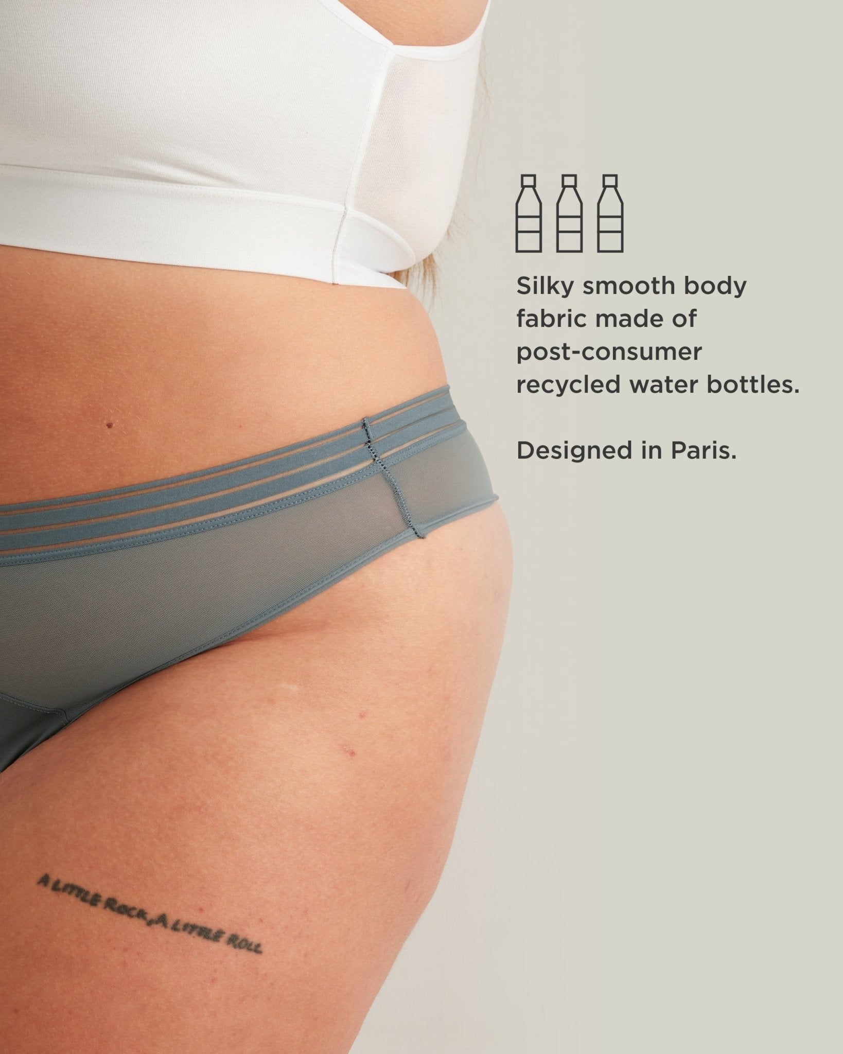 Leakproof Mesh Thong Saalt