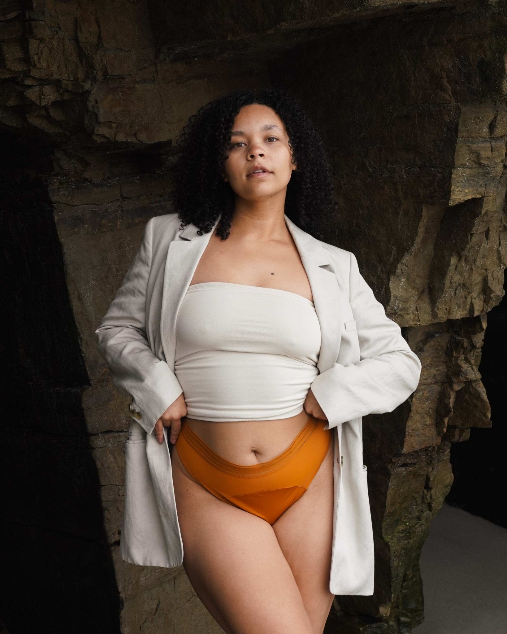 Leakproof Mesh Thong Saalt