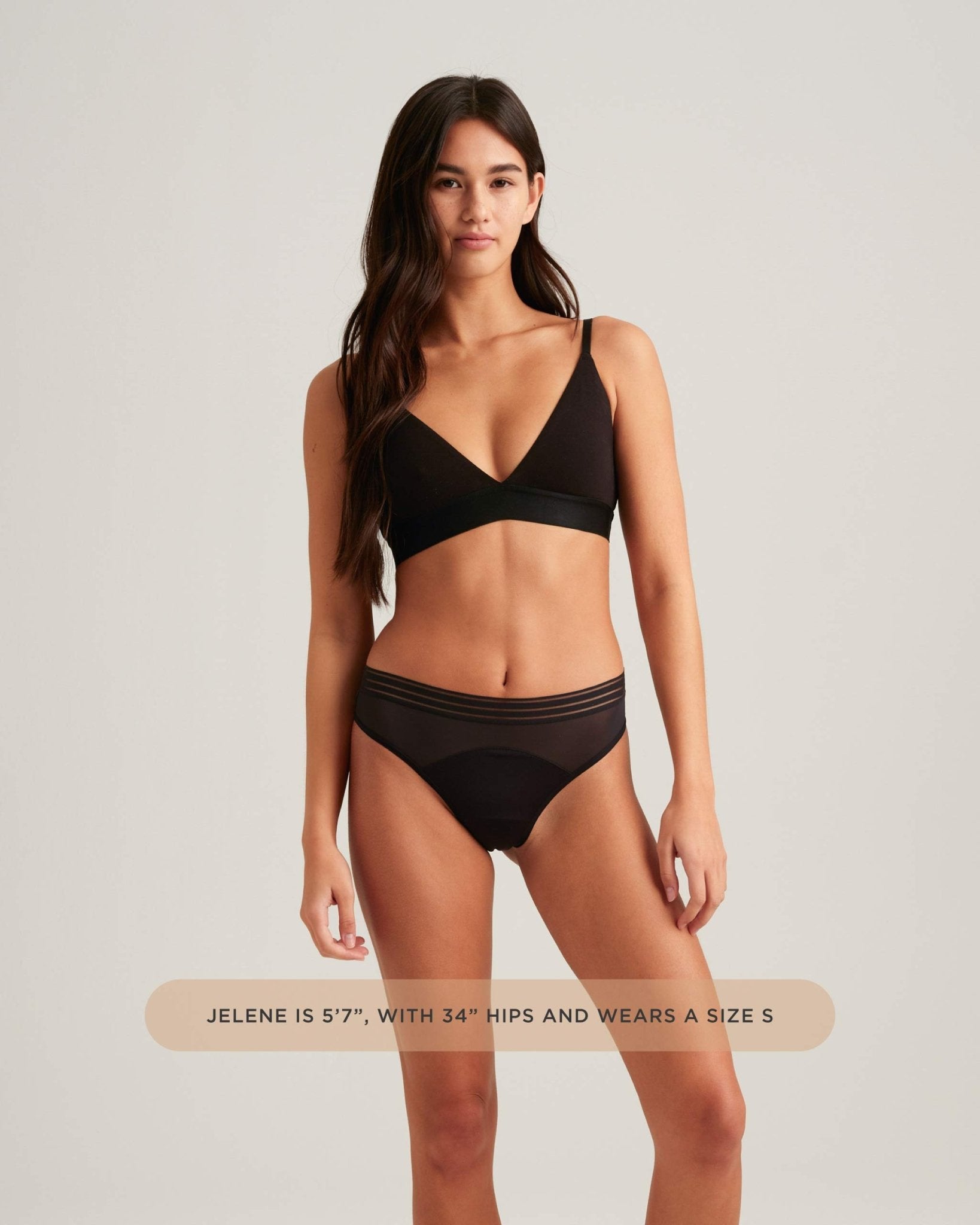 Leakproof Mesh Thong Saalt