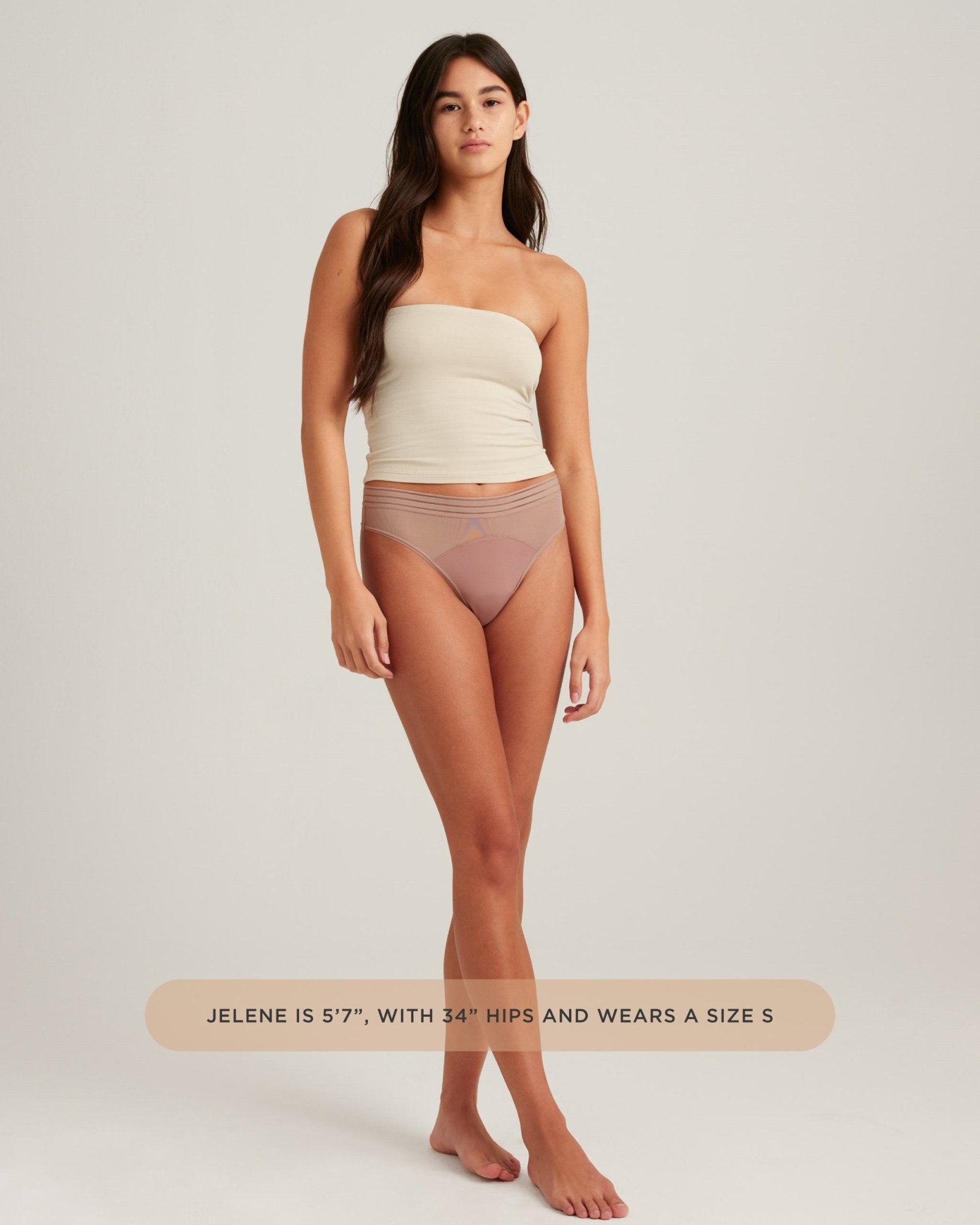 Leakproof Mesh Thong Saalt