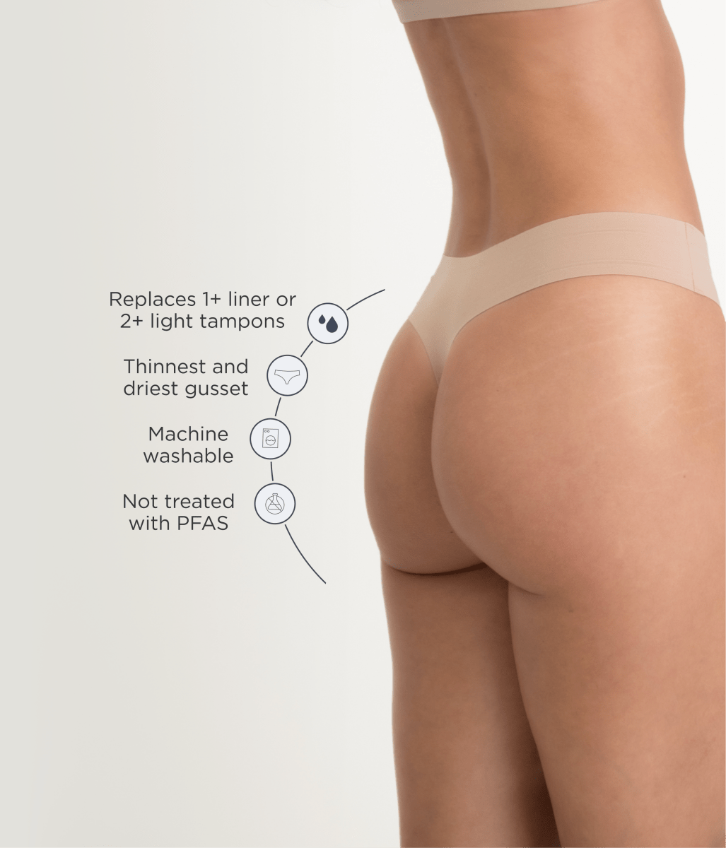 Leakproof Seamless Thong Saalt