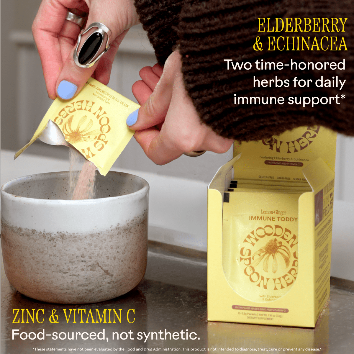 Lemon-Ginger Immune Toddy WOODEN SPOON HERBS