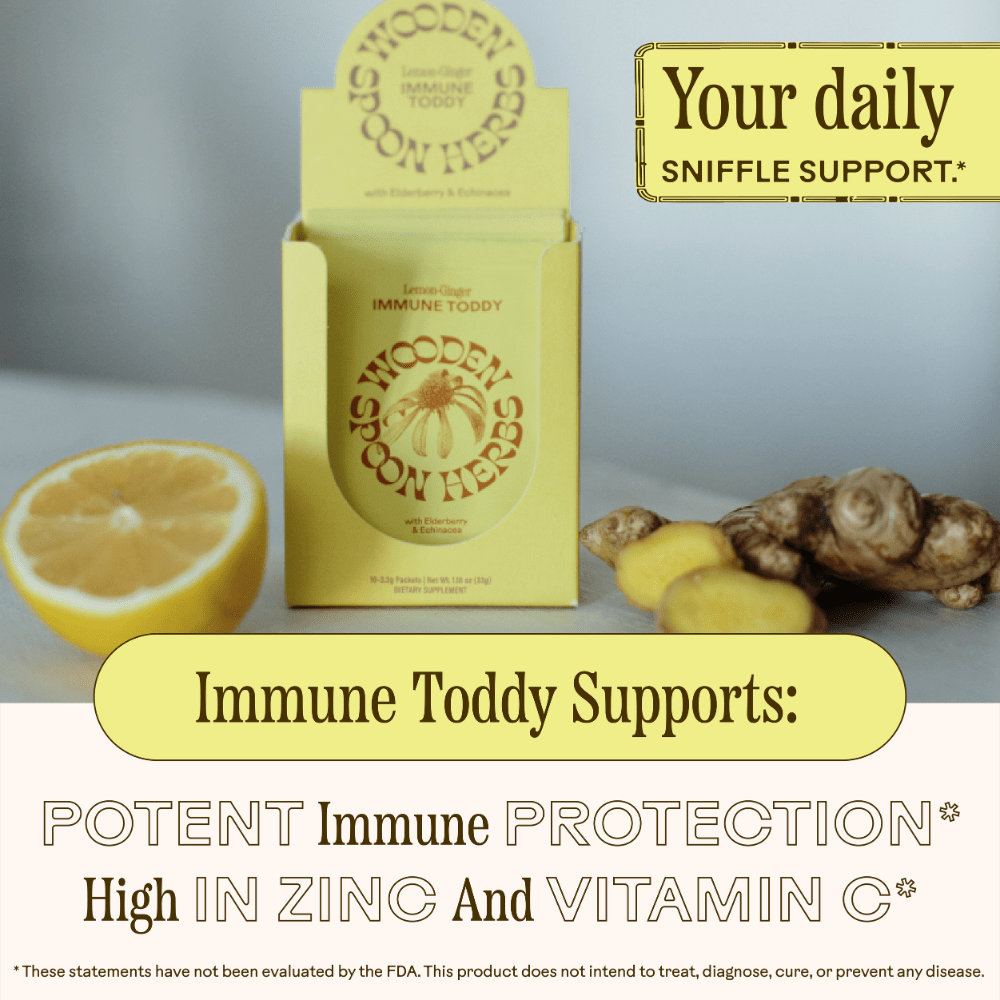 Lemon-Ginger Immune Toddy WOODEN SPOON HERBS
