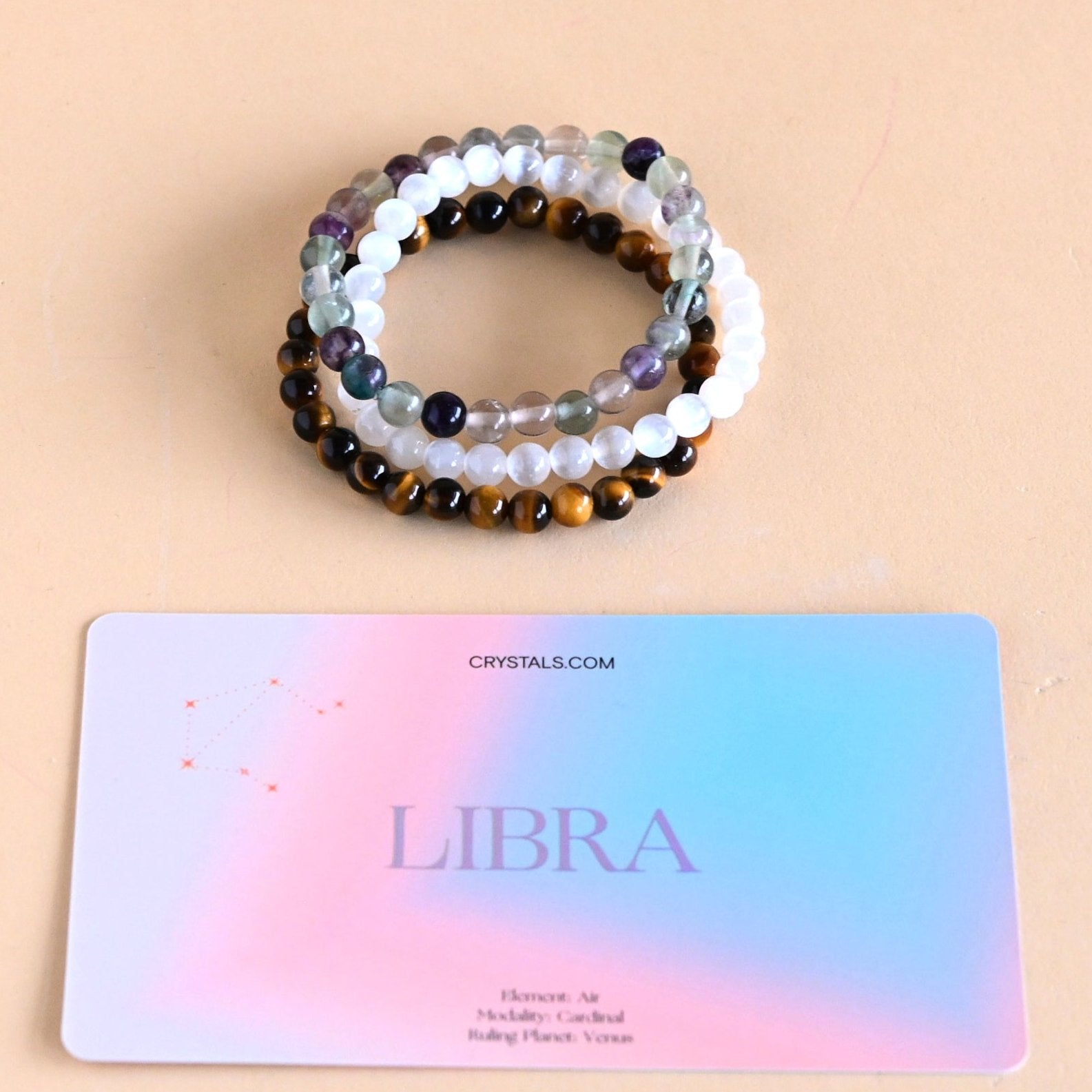 Libra Bracelet Trio CRYSTALS.COM