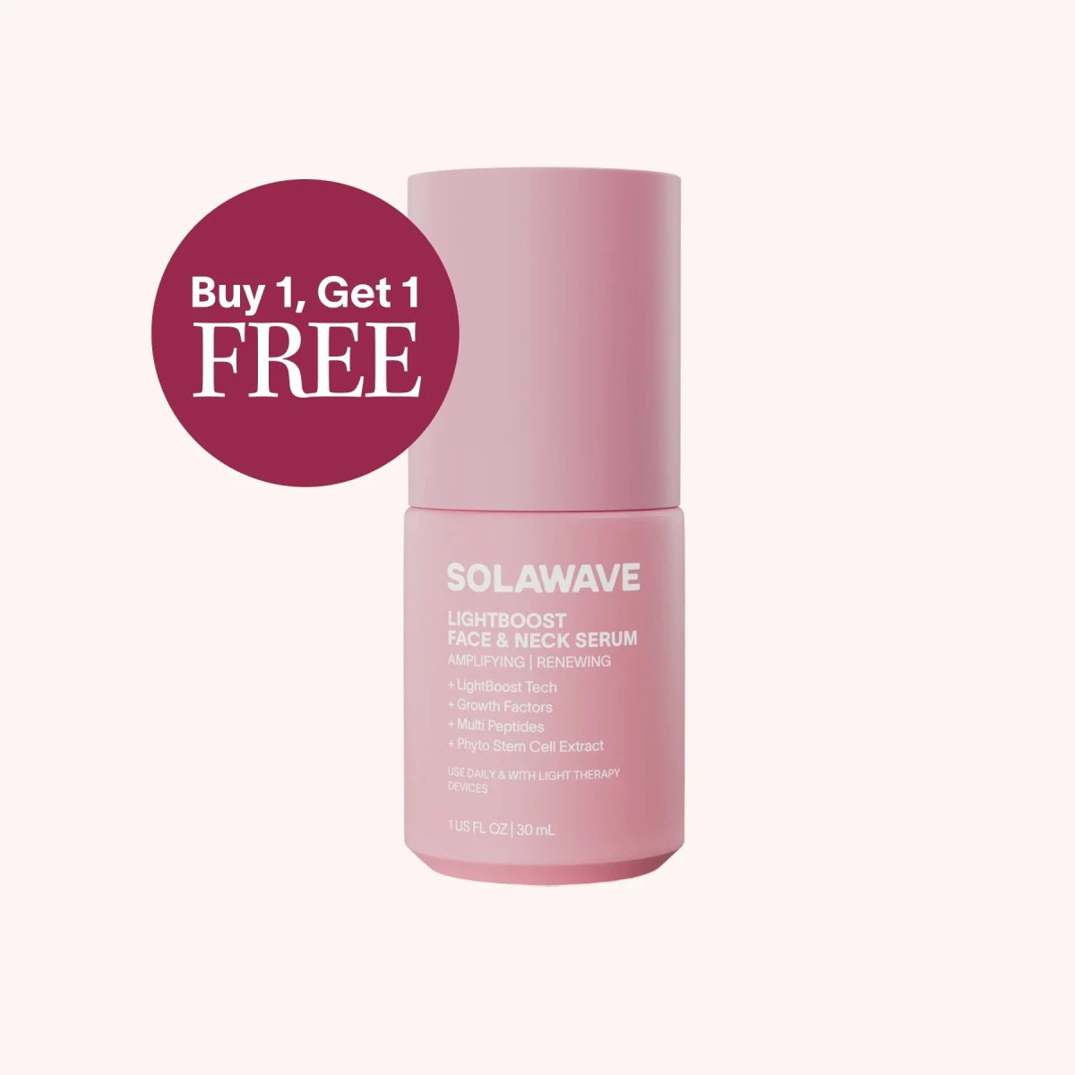 Light Therapy Boosting Face & Neck Serum Solawave