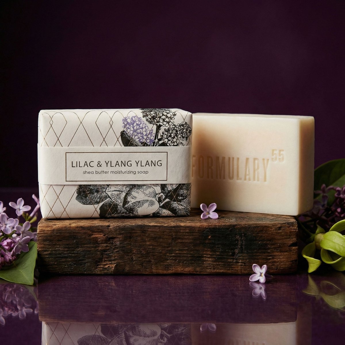 Lilac & Ylang Ylang - Goldleaf Shea Butter Soap Formulary 55