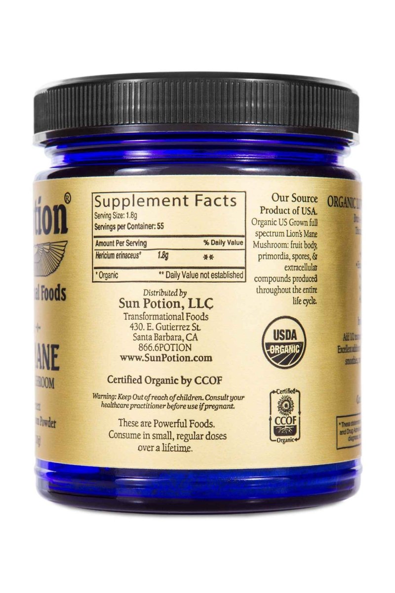 Lion's Mane 100 grams Sun Potion