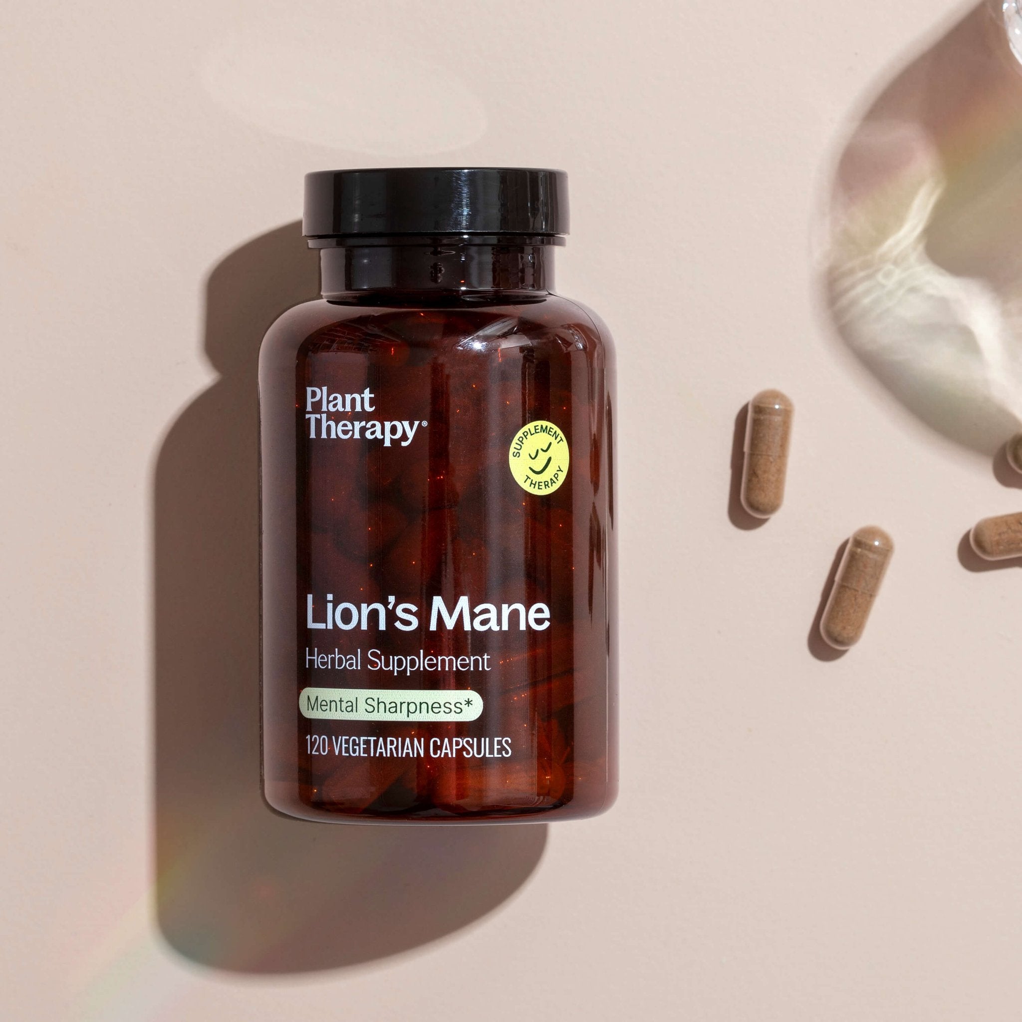 Lion's Mane Herbal Supplement - 120 Capsules Plant Therapy