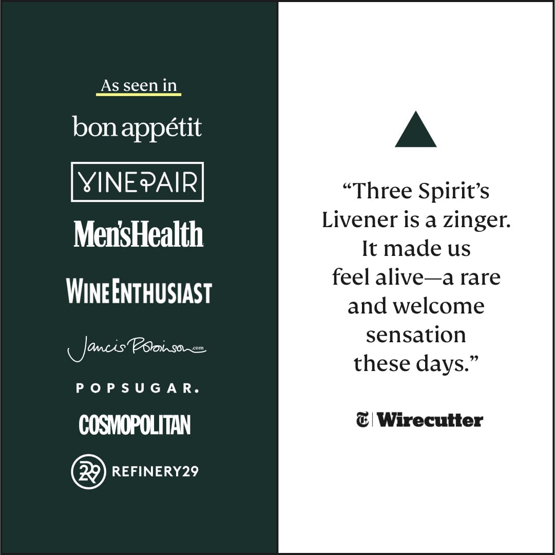 Livener • Non - Alcoholic Botanical Elixir • The Pick - Me - Up Three Spirit US