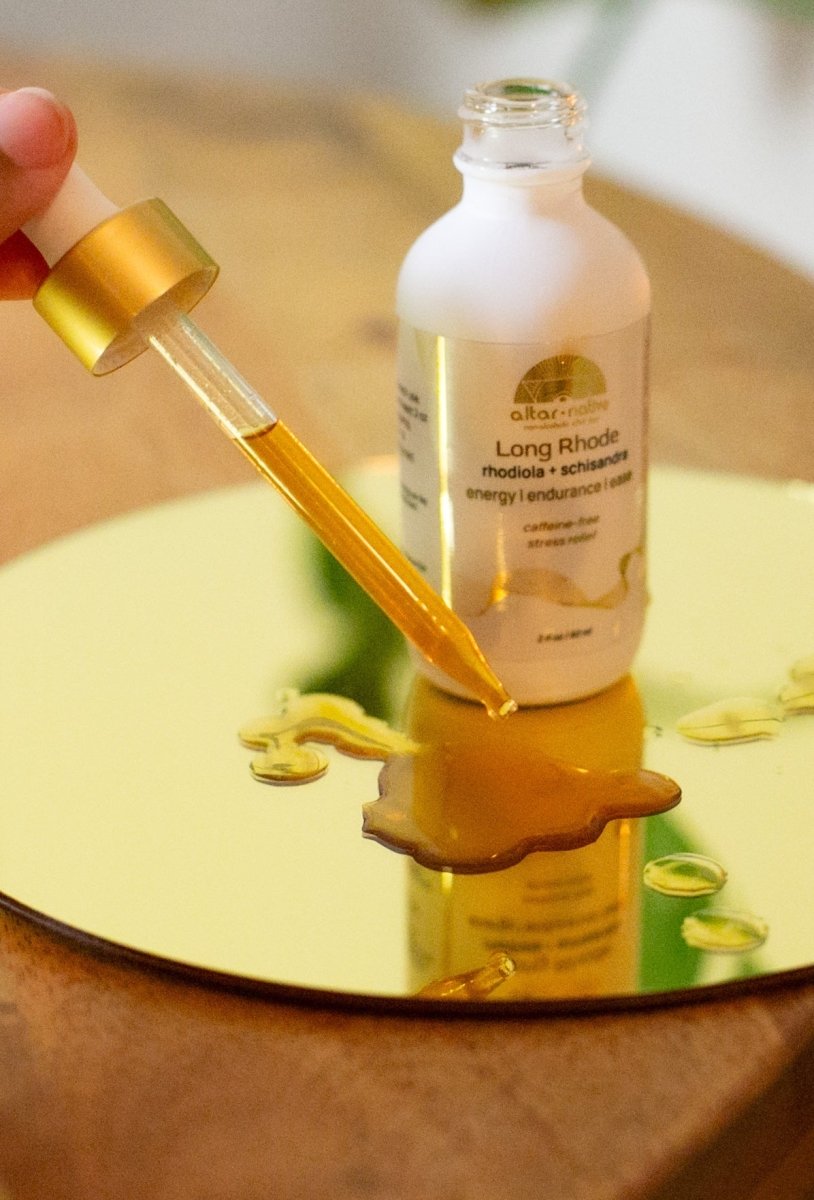 Long Rhode ⟡ Rhodiola + Schisandra Drops Altar Native