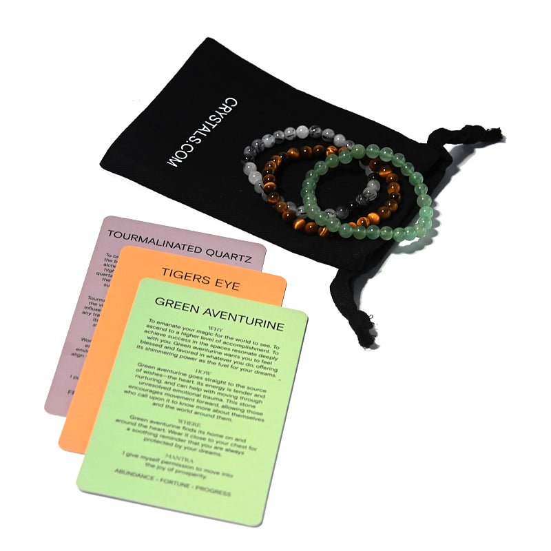 Lucky Bracelet Trio CRYSTALS.COM