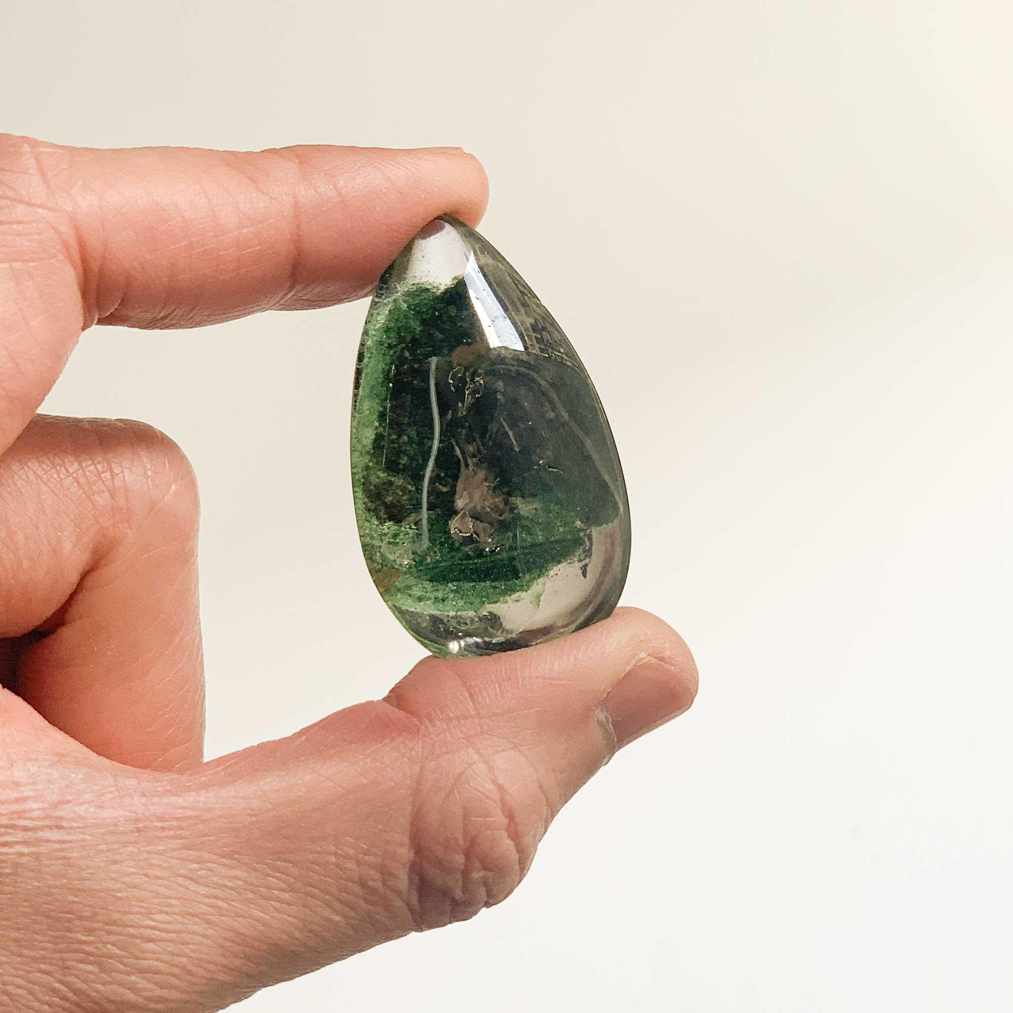 Medium Green Ghost Crystal CEDAR AND MYRRH