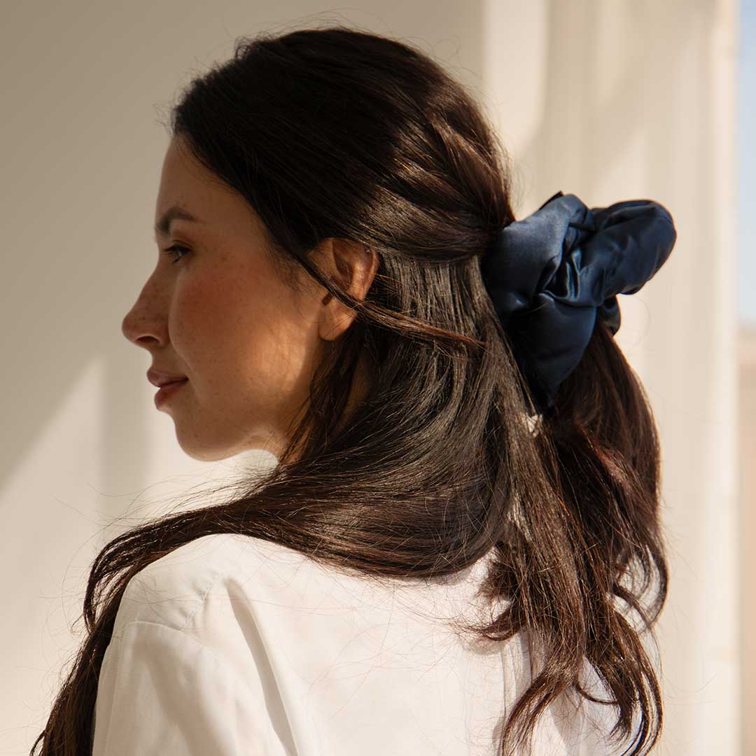 Midnight Blue - Padded Scrunchie Drowsy