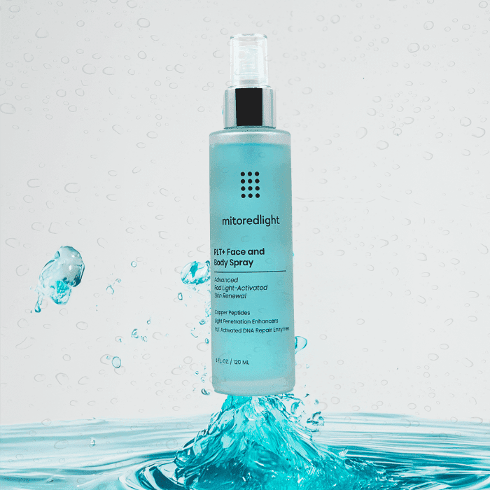 MitoAURA™: Red Light Therapy Enhancing Body Spray - BioPhotonic Skincare™ Mito Red Light