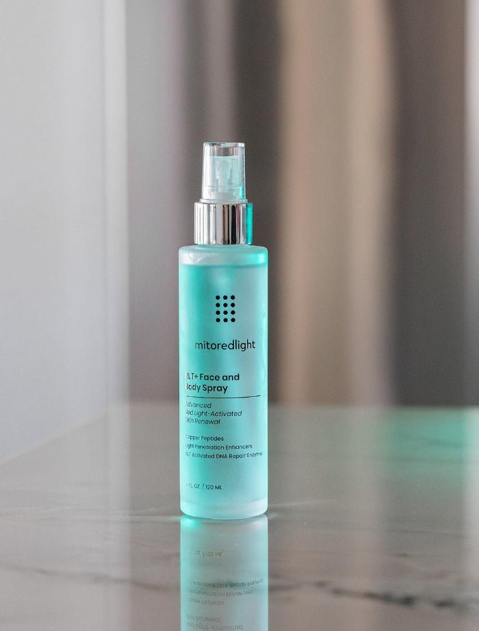 MitoAURA™: Red Light Therapy Enhancing Body Spray - BioPhotonic Skincare™ Mito Red Light