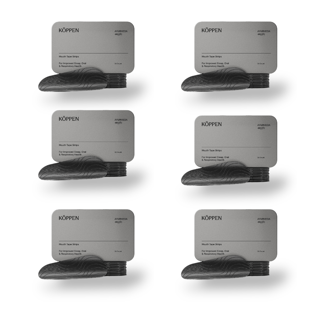 Myofunctional Mouth Tape | Reduces Dry Mouth & Promotes Nasal Breathing KÖPPEN