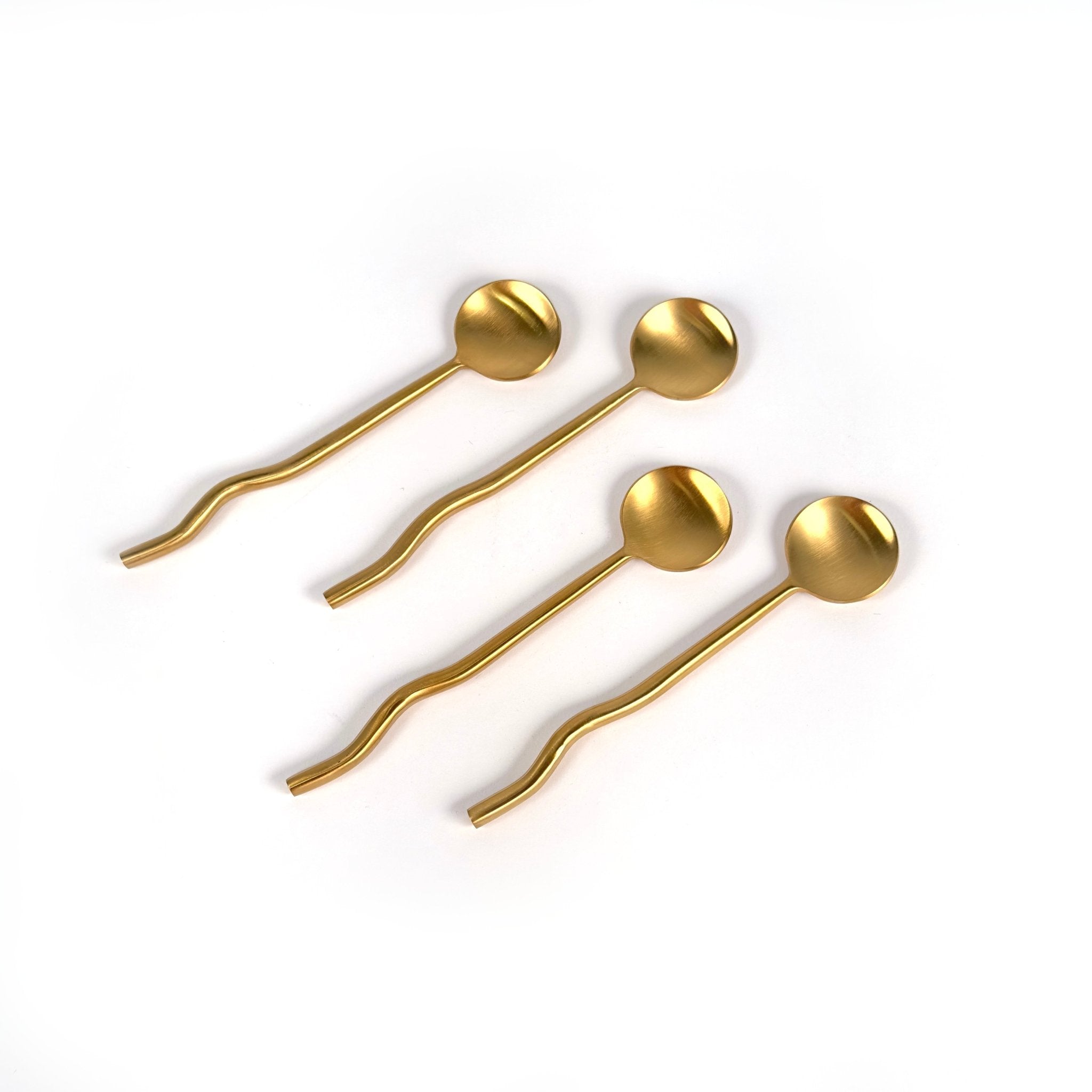 Nadia Spoon Brass (Set of 4) by MESO MESO