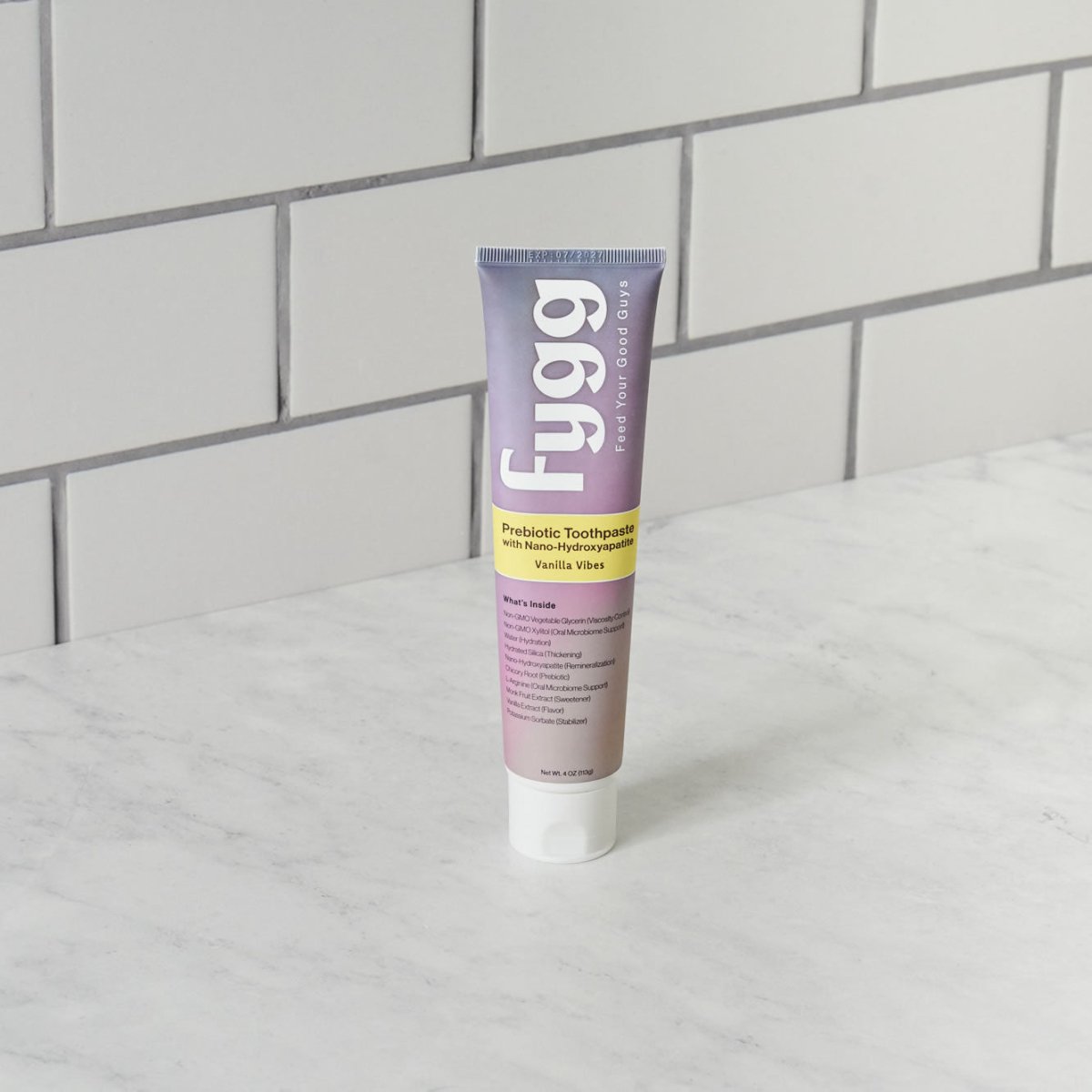 Nano-Hydroxyapatite Toothpaste with Prebiotics | Vanilla Vibes Fygg