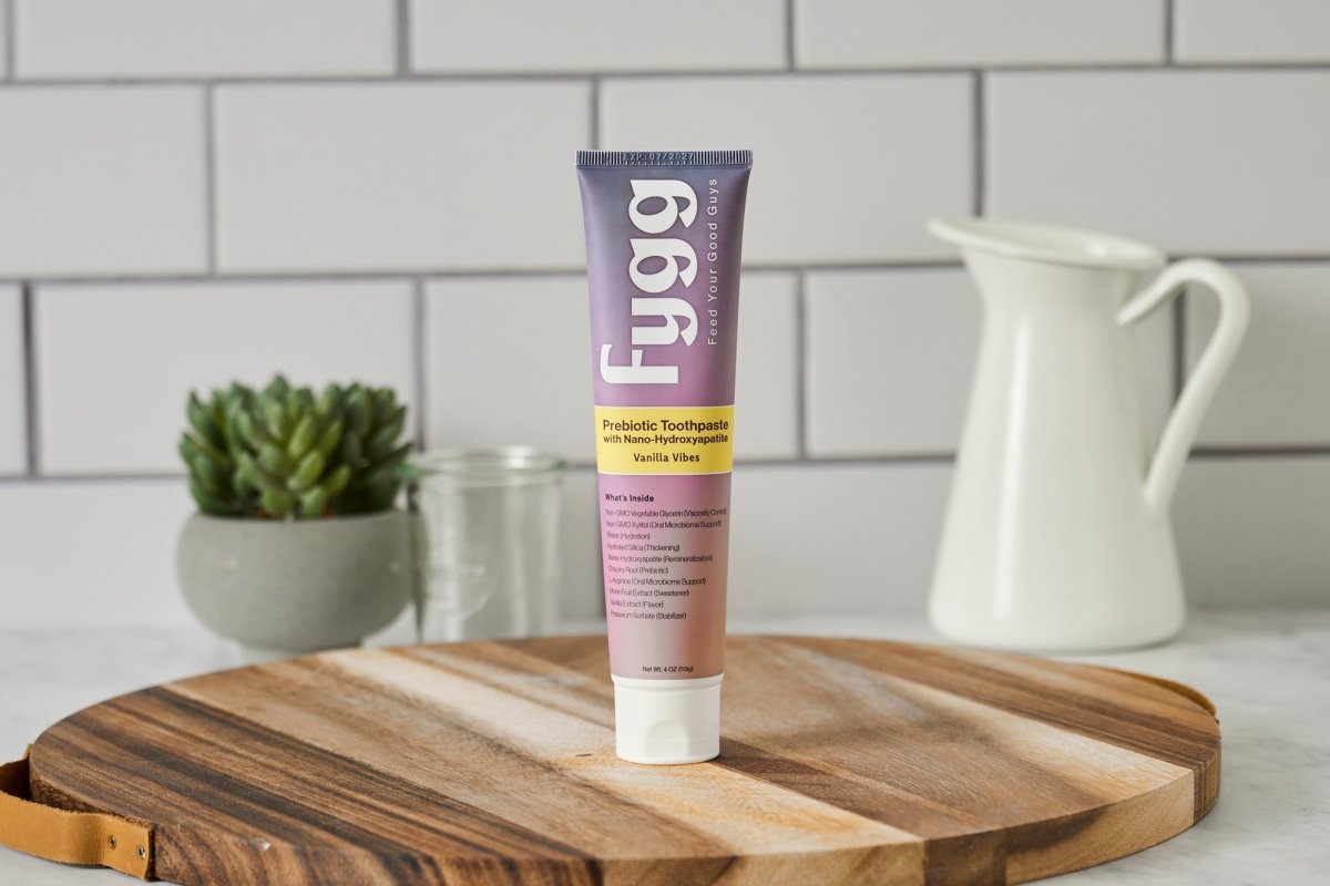 Nano-Hydroxyapatite Toothpaste with Prebiotics | Vanilla Vibes Fygg