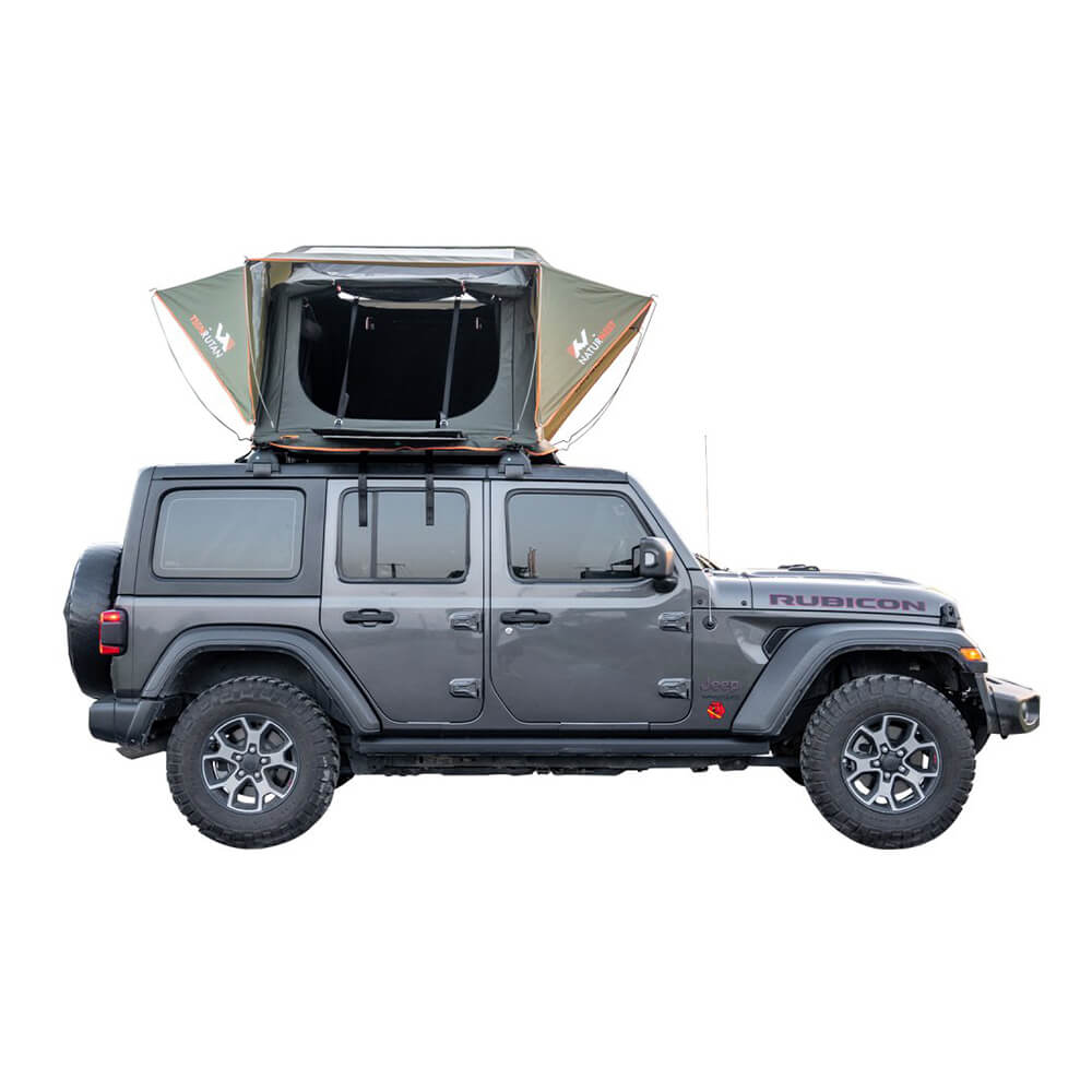 Naturnest Andromeda Green Soft Shell Rooftop Tent With Large Panoramic Skylight & YKK Doors (SAK50612) SAKSBY WHOLESALE