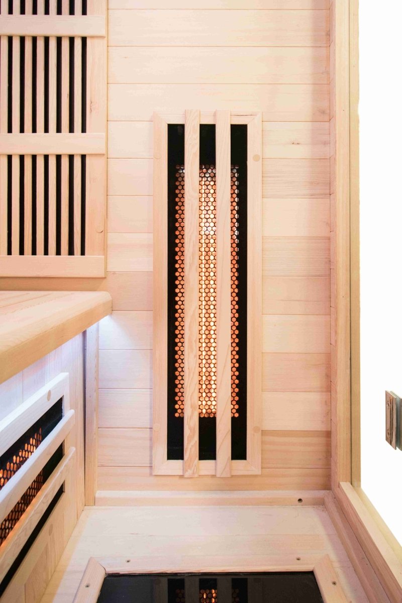 NiceBeam 1–2 Person Full-Body Infrared Sauna with Red Light Therapy Nicebeam
