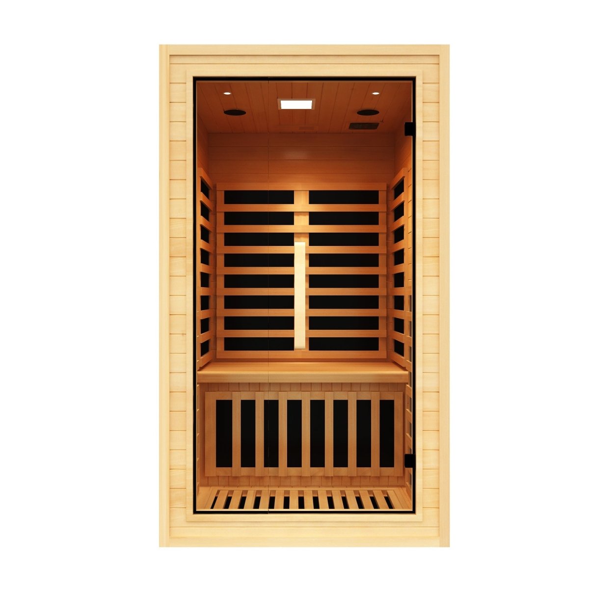 NiceBeam 1–2 Person Full-Body Infrared Sauna with Red Light Therapy Nicebeam