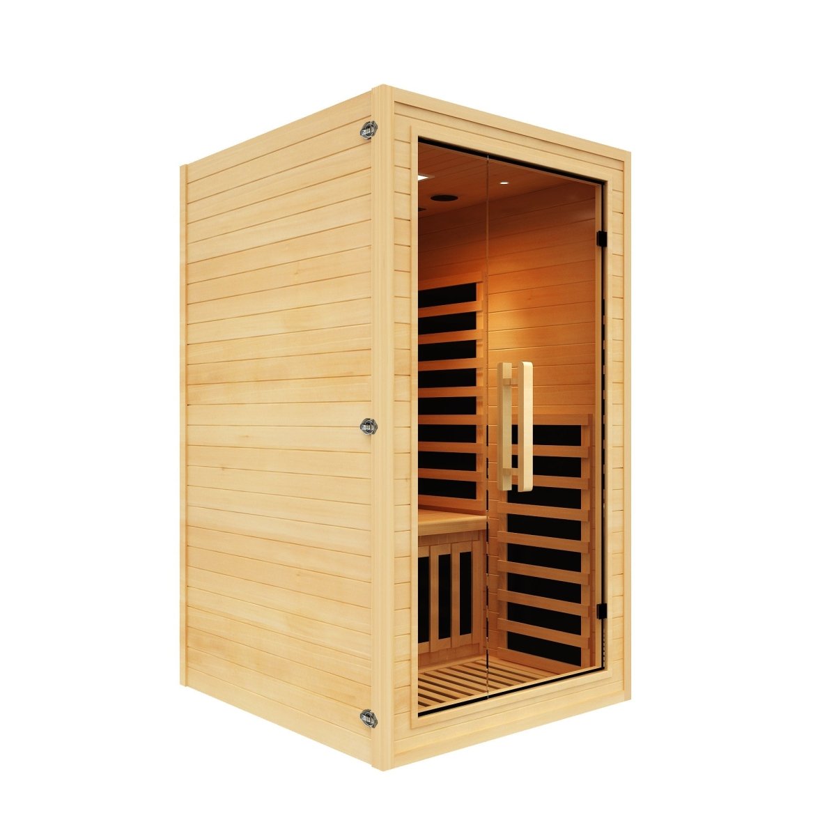 NiceBeam 1–2 Person Full-Body Infrared Sauna with Red Light Therapy Nicebeam