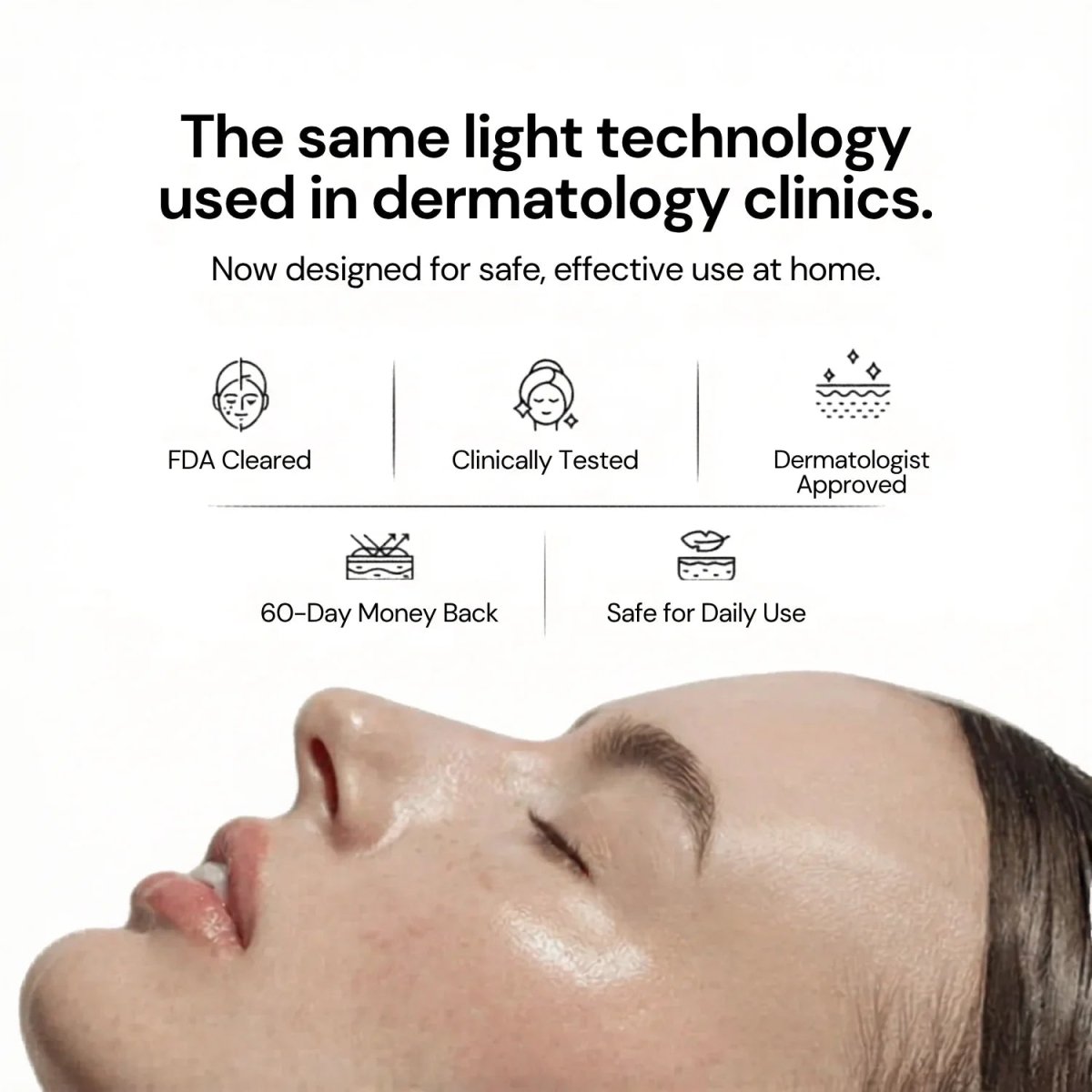 Nicebeam 9-in-1 Laser Light Therapy Lamp for Skin & Hair Rejuvenation Nicebeam