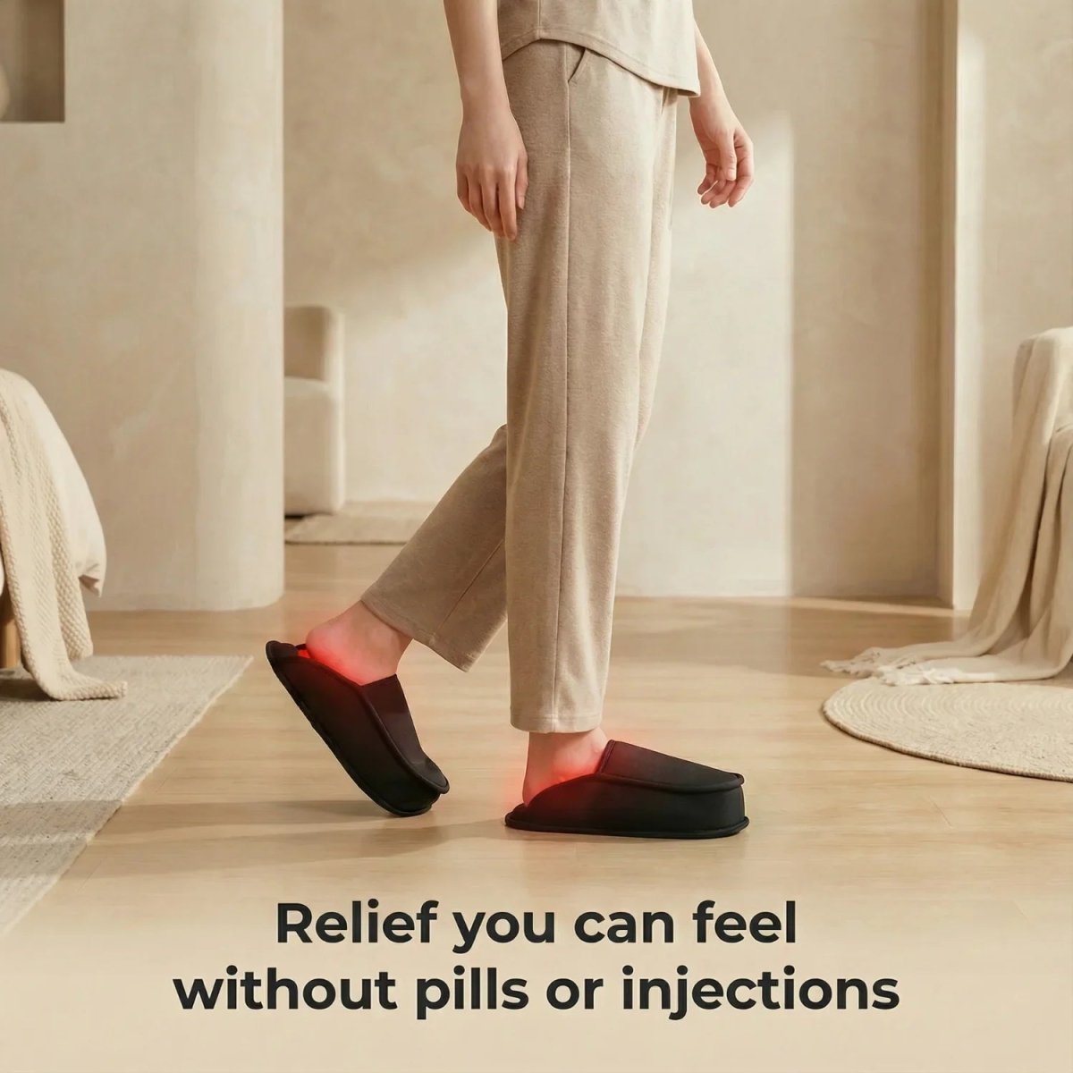 Nicebeam Red Light Therapy Slippers Nicebeam