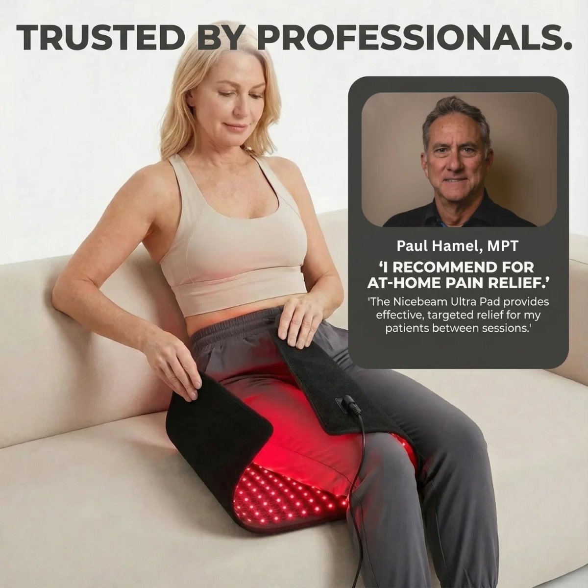 Nicebeam Red Light Therapy Ultra Pad for Full Body Nicebeam