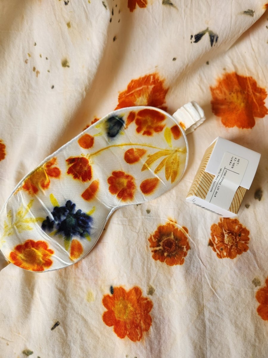 Night Garden Silk Sleeping Mask dyekween