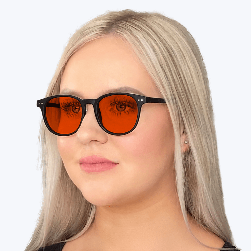 NightFall Billie Blue Blocking Glasses - Black BlockBlueLight