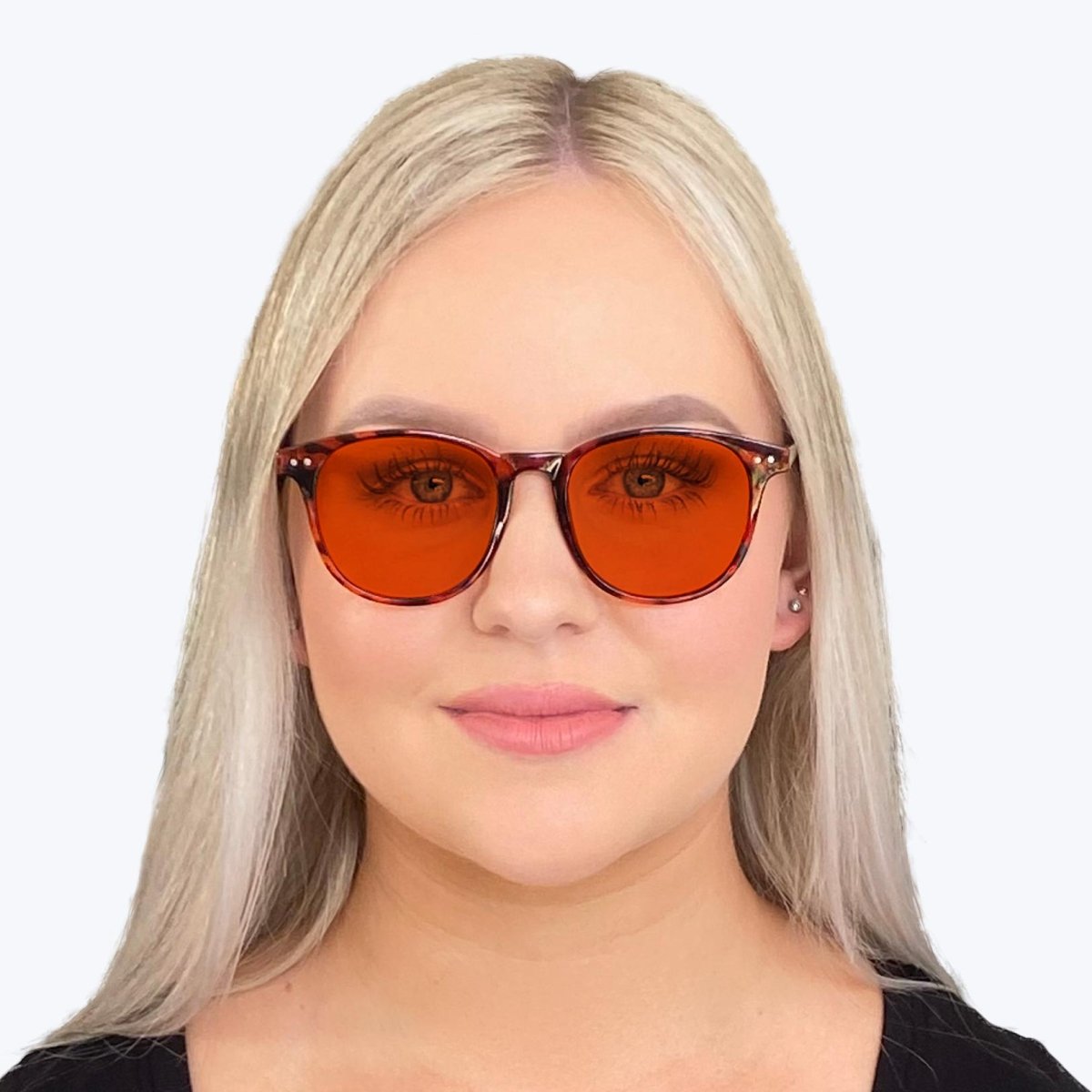 NightFall Billie Blue Blocking Glasses - Tortoise BlockBlueLight